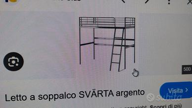 LETTO a soppalco tromso ikea