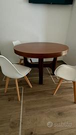 Tavolo legno rotondo apribile