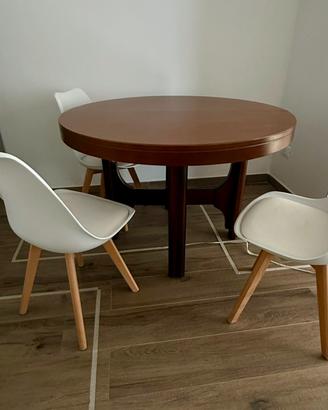 Tavolo legno rotondo apribile