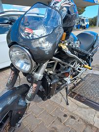 Cupolino ducati monster in carbonio originale comp