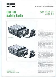 Radio STE - STETEL - datasheet - manuali - schemi