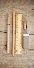 Set da scrivania / cancelleria ecologico