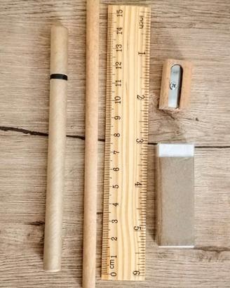 Set da scrivania / cancelleria ecologico
