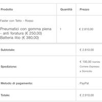 Scooter per anziani 4 ruote