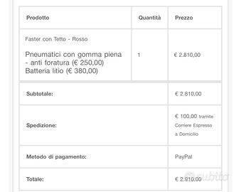 Scooter per anziani 4 ruote