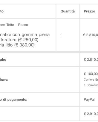 Scooter per anziani 4 ruote