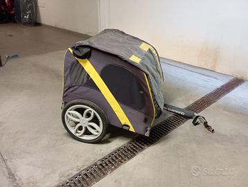 Trasportino cane da bici