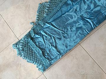 Copriletto matrimoniale Argotex  azzurro elegante