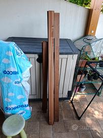 Listelli in legno teak
