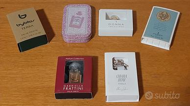 Lotto 6 Miniature Profumi Vintage con Scatola

