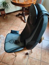 Massaggiatore per schiena + scalda piedi elettrico