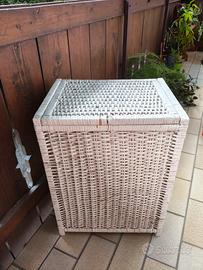 Cesto contenitore in vimini