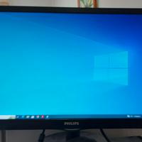 Monitor 22 pollici full-hd antiriflesso Philips.