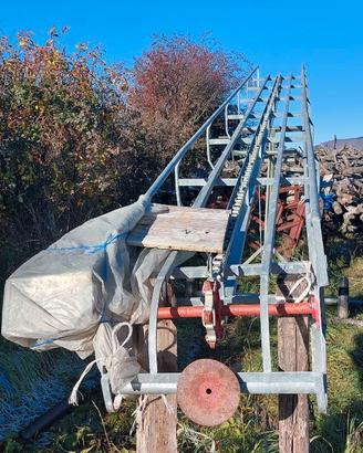 Elevatore a nastro trasportatore agricolo