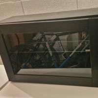 Vetrina IKEA BESTÅ – 60x39x22 cm – Marrone-Nero