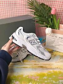 New Balance 530 Bianche Blu 38.5 Nuove Originali