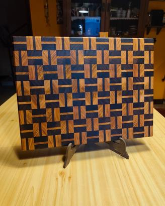 Tagliere in legno massello end grain 
