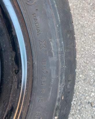 Ruota  Michelin 185/65 R15 88T – Cerchio in ferro