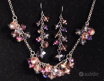Coordinato da donna collana, orecchini e bracciale