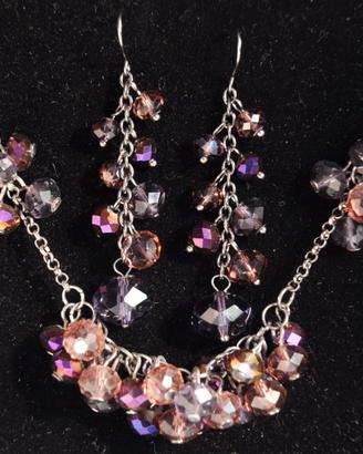 Coordinato da donna collana, orecchini e bracciale