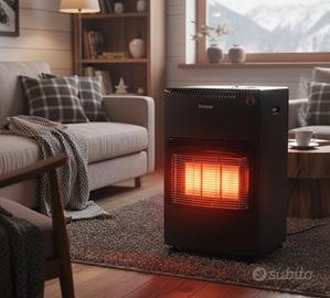 Stufa a gas gpl kooper nuova con regolatore e tubo