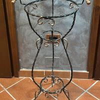 Portavaso in ferro battuto