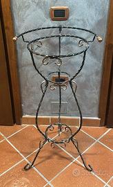 Portavaso in ferro battuto