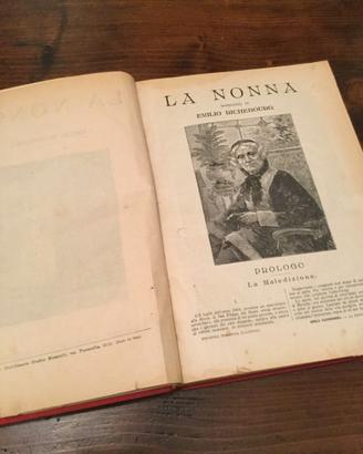 Libro del 1884 La Nonna Richeburg Originale