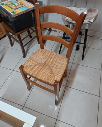 sedie in legno.