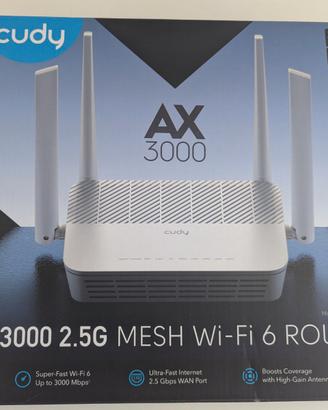 Router Wi-Fi 6 Cudy WR3000H (Porta 2.5G) + Omaggio