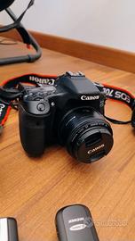 Canon EOS 70d + accessori e zaino