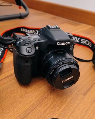 Canon EOS 70d + accessori e zaino