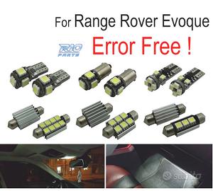 KIT 10 LAMPADE LED INTERNE PER LAND ROVER EVOQUE 1