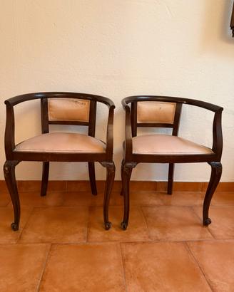 Poltroncine a pozzetto imbottite