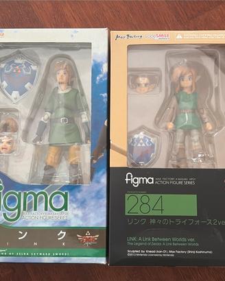 Coppia action figure Zelda MIB Figma Nintendo