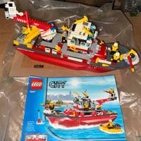 SET LEGO 7207 NAVE POMPIERI