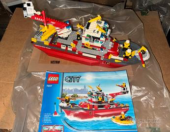 SET LEGO 7207 NAVE POMPIERI