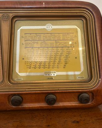 Radio vintage cge
