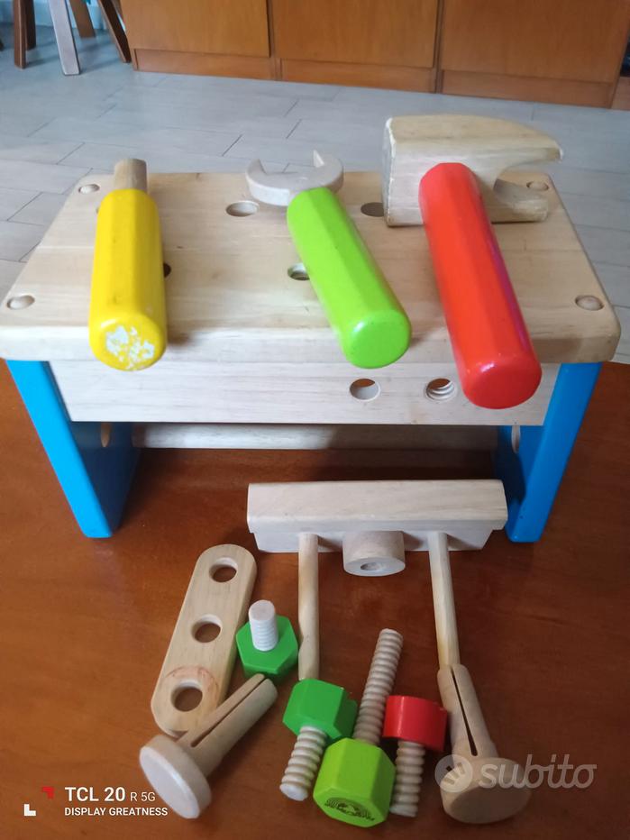 Bayer Chic 2000 - Banco da lavoro per bambini con attrezzi e accessori, banco da lavoro per bambini dai 3 anni in su - Giochi e Prodotti per l'Età Evolutiva