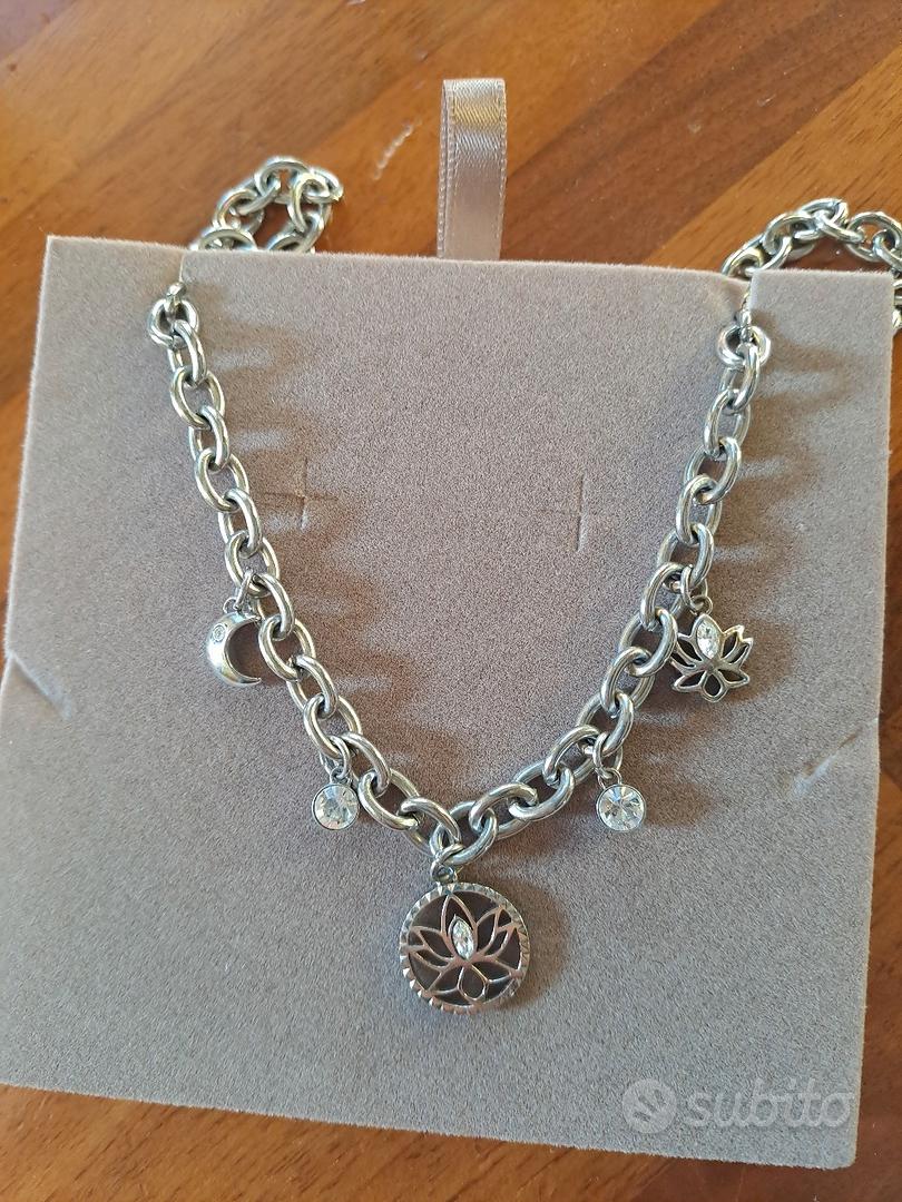 Ciondolo fiore di loto in argento - Gioielli del commercio equo e solidale