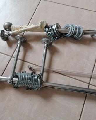 Bastone tende in acciaio anni 70 vintage modernari