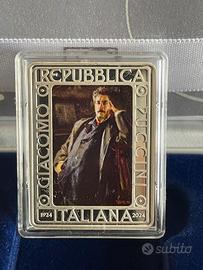 Moneta  Anniversario della morte Giacomo Puccini