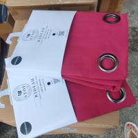 coppia tende oscuranti rosse