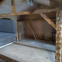 Grande capanna per presepe