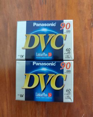 Videocassette Panasonic  MiniDV nuove , sigillate 