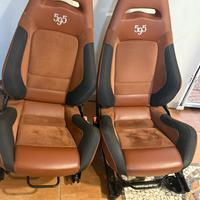 Interno Sedili SABELT in Pelle 500 Abarth 595 695