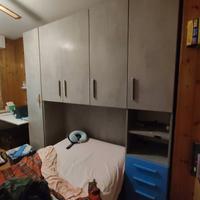 armadio con letto 1 piazza e mezza