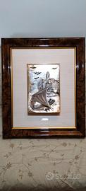 quadro bassorilievo argento 