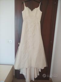 Abito sposa taglia 46, colore champagne.