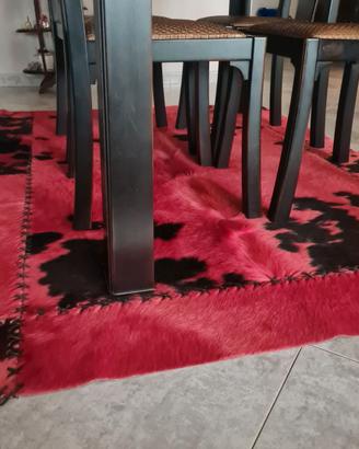Tappeto in pelle